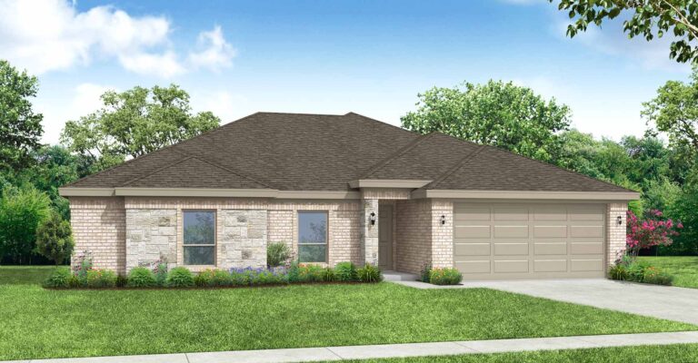 Pembridge II New Home Floorplan for Sale in Dallas-Fort Worth_Elevation I